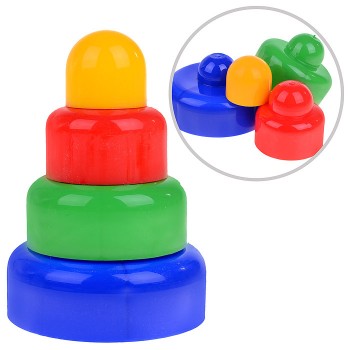 Пирамидка 14см (4дет) Пирамидка 14см (4дет)