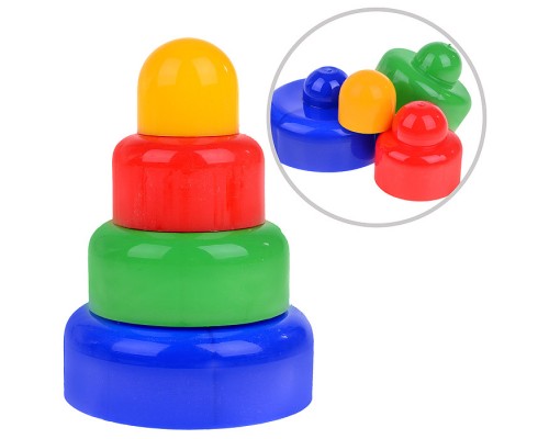 Пирамидка 14см (4дет)