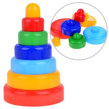 Пирамидка 27 см (7 дет) Пирамидка 27 см (7 дет)