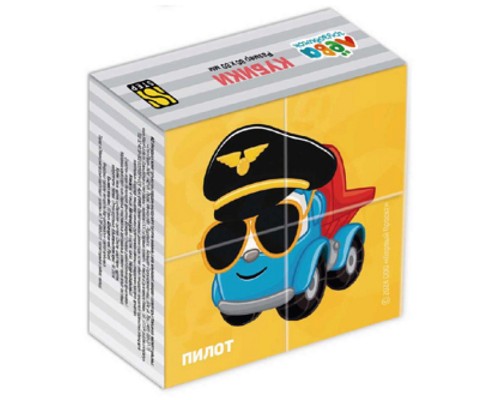 Кубики 4 шт "Грузовичок Лева" (ООО "Первый проект")