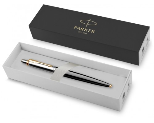 Ручка шариковая "Jotter Originals Recycled Black GT" синяя, 0,8мм, кноп., подарочная упаковка