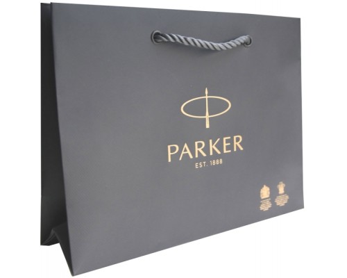 Фирменный бумажный пакет Parker размер 25x19x8
