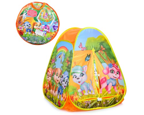 Палатка детская игровая "Щенки" в сумке