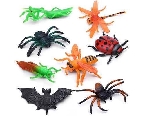 Пластизоль насекомые "Рассказы о животных" 8 шт. в пакете