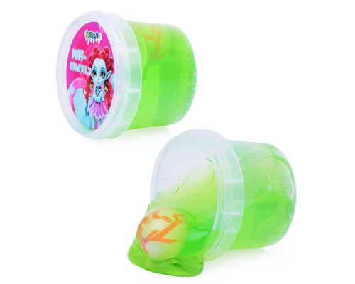 Слайм "Стекло" 90 гр Зеленый Мяч-Прыгун