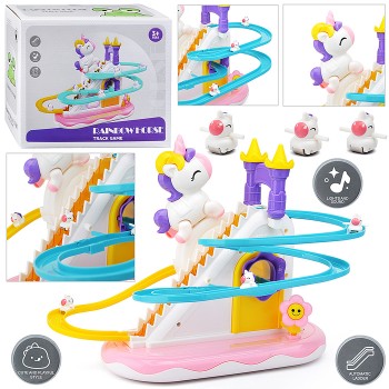 Игровой набор-трек "Единорог, горка" в коробке