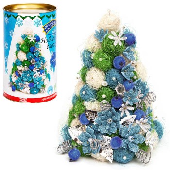 Набор для творчества Елочка из сизаля "Мерцание"