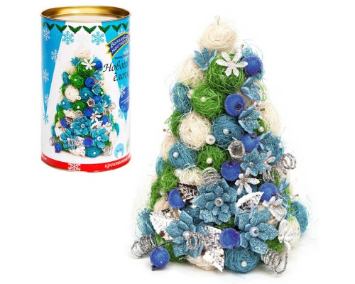 Набор для творчества Елочка из сизаля "Мерцание"