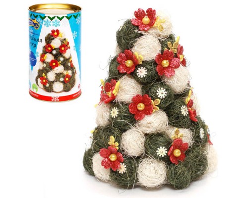 Набор для творчества Елочка из сизаля "Сказка"