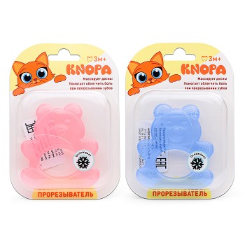 Массажер для десен охлаждающий (прорезыватель) "Мишка" Массажер для десен охлаждающий (прорезыватель) "Мишка"