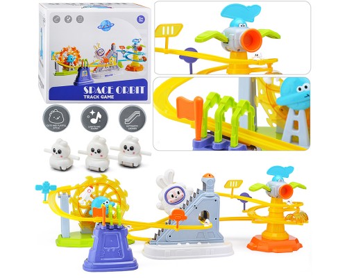 Игровой набор-трек "Давай, кролик, поднимайся по лестнице" в коробке