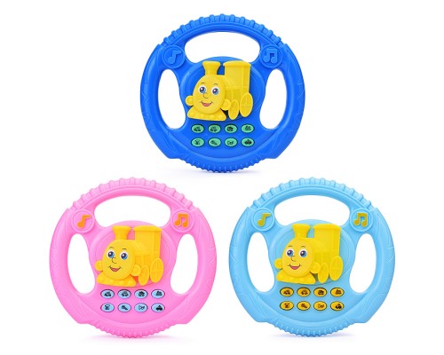 Руль музыкальный "Паровозик" в пакете