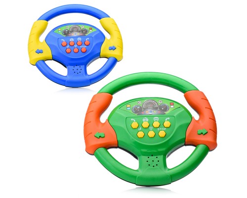 Руль "Весело рулить" музыкальный, в пакете