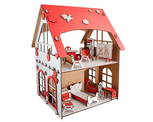 Домик "Машенька" с набором мебели и декора