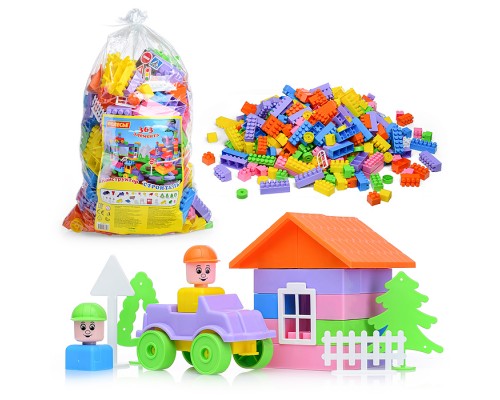 Конструктор "Строитель" (363 элем. в пакете) Конструктор "Строитель" (363 элем. в пакете)