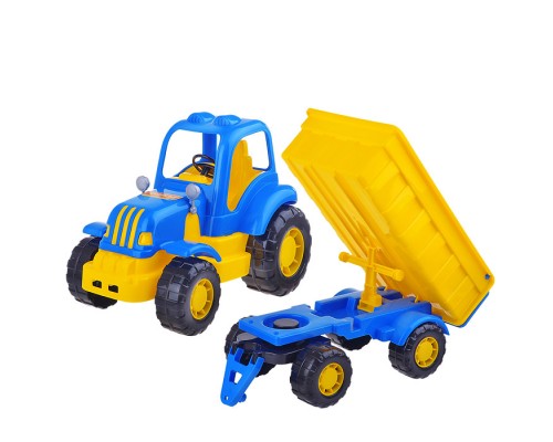 Силач, трактор с прицепом №1