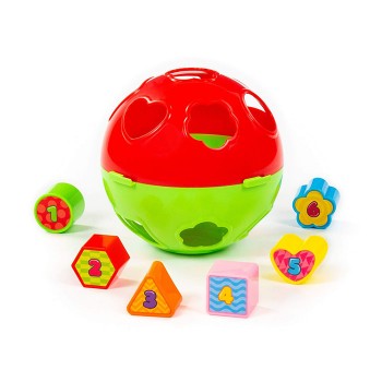 Игрушка развивающая "Шар" (в сеточке) Игрушка развивающая "Шар" (в сеточке)