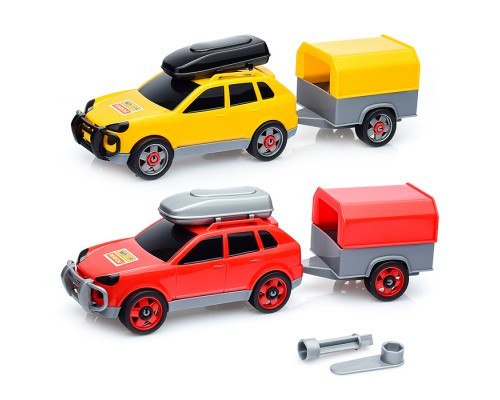 Автомобиль легковой с прицепом (в сеточке)