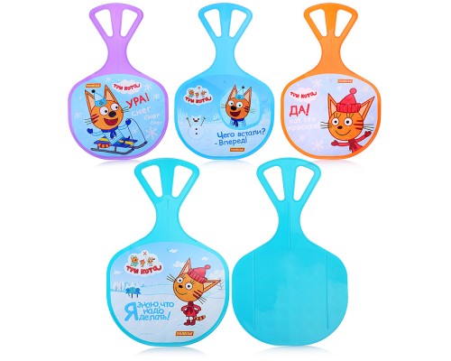 Санки "Ледянка" №3 "Три кота"