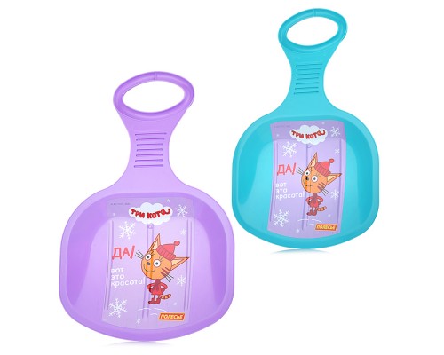 Санки "Ледянка" №2 "Три кота"