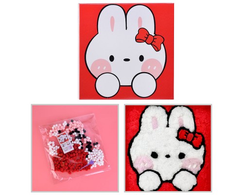 Набор творческая мастерская "Зайка с бантиком" 30*30 см