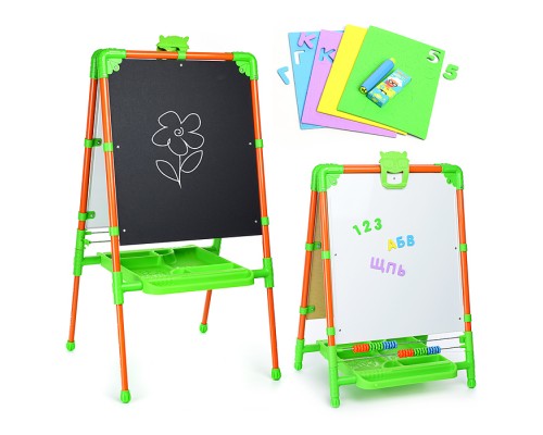 Мольберт «Доска знаний» двусторонний (оранжевый)