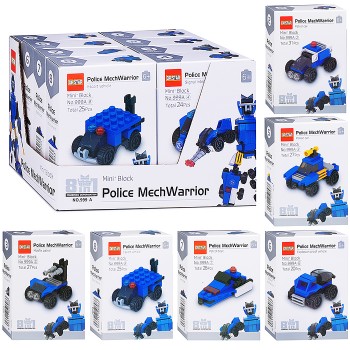 Конструктор "Полицеский робот" в коробке