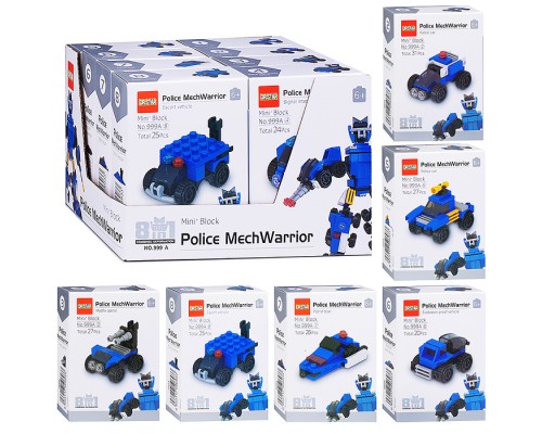 Конструктор "Полицеский робот" в коробке Конструктор "Полицеский робот" в коробке
