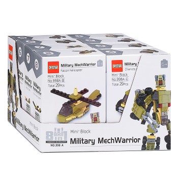 Конструктор "Военный робот" в коробке