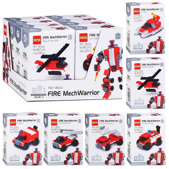Конструктор "Робот пожарник" в коробке