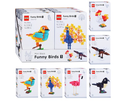 Конструктор "Экзотическая птица" (в ассортименте) в коробке Конструктор "Экзотическая птица" (в ассортименте) в коробке
