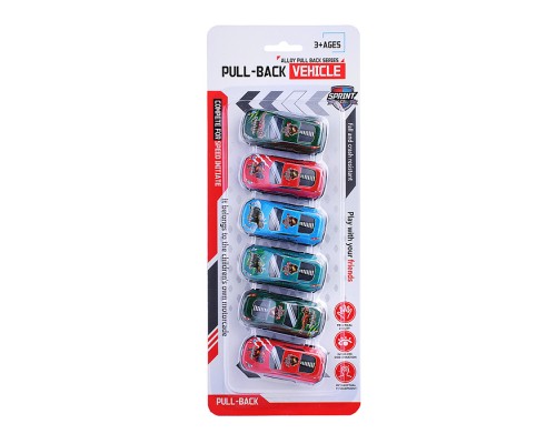 Набор машин "Крутой заезд" на листе