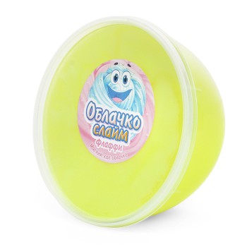 Слайм Облачко, жёлтый 340 гр., (250 мл )