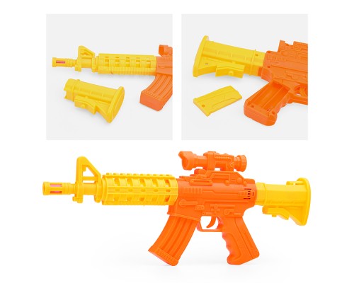 Автомат "Боевой Арсенал" свет, звук, эффект отдачи, на батарейках, в пакете