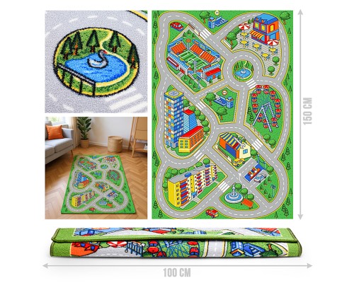 Ковер "Мегаполис" дет. 1х1,5 прямоугольный
