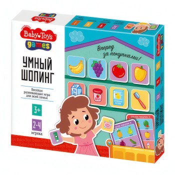 Игра настольная деревянная "Умный шопинг" Baby toys games