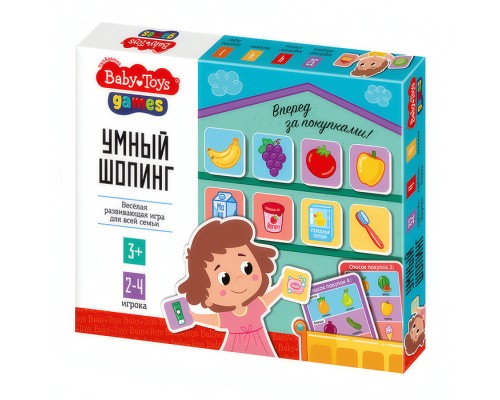 Игра настольная деревянная "Умный шопинг" Baby toys games
