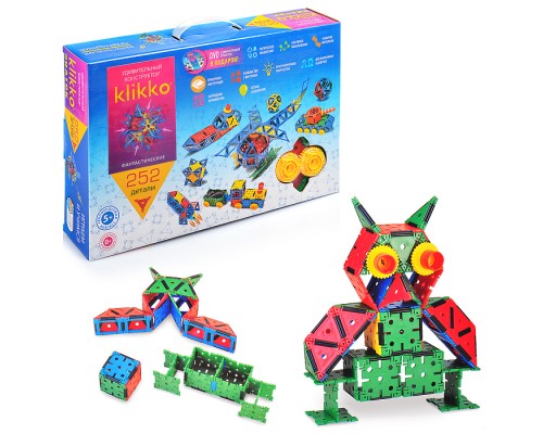 Удивительный конструктор "Klikko" (252 дет.)