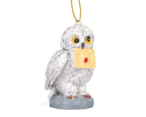 Полирезиновая подвеска "Совушка с письмом" 4*7см.