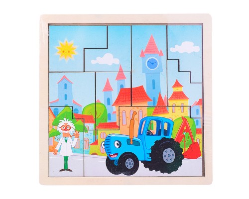 Вкладыш тетрис "Синий Трактор"