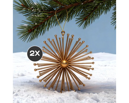 Набор новогодних украшений "Чудеса" (2шт х 10 см)