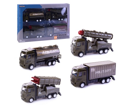 Набор военной техники (4 машины), в коробке Набор военной техники (4 машины), в коробке
