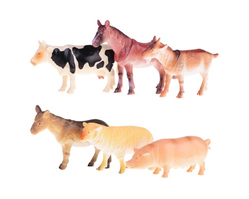 Набор животных "Домашние животные" 6 шт.