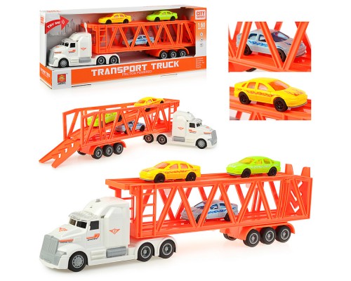 Машина "Автовоз" с машинками 1:50 (свет, звук) в коробке Машина "Автовоз" с машинками 1:50 (свет, звук) в коробке