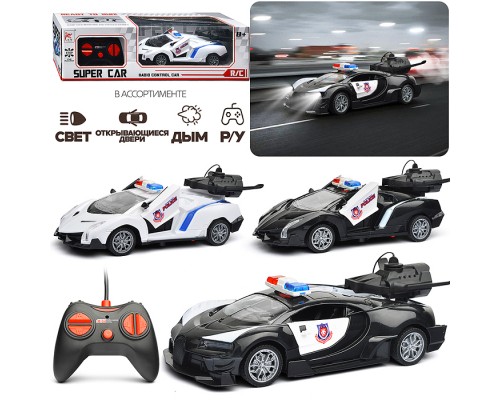 Машина "Полицейский гибрид" р/у, 27 MHz, в коробке