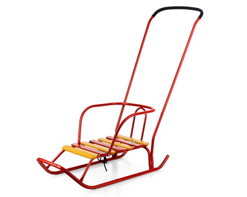 Игрушка. Санки детские "Ветерок 2" (алый)