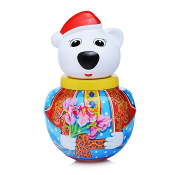 Неваляшка малая "Белый медведь Тема" в п/пакете