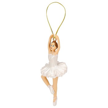 Полирезиновая подвеска "Балерина Роза" 8*3см