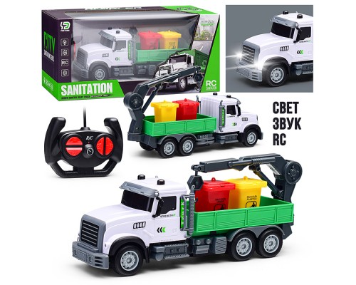 Машина "Мусоровоз" 27 MHz, в коробке