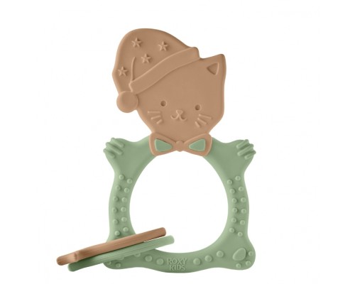 Прорезыватель MEOW TEETHER, оливковый